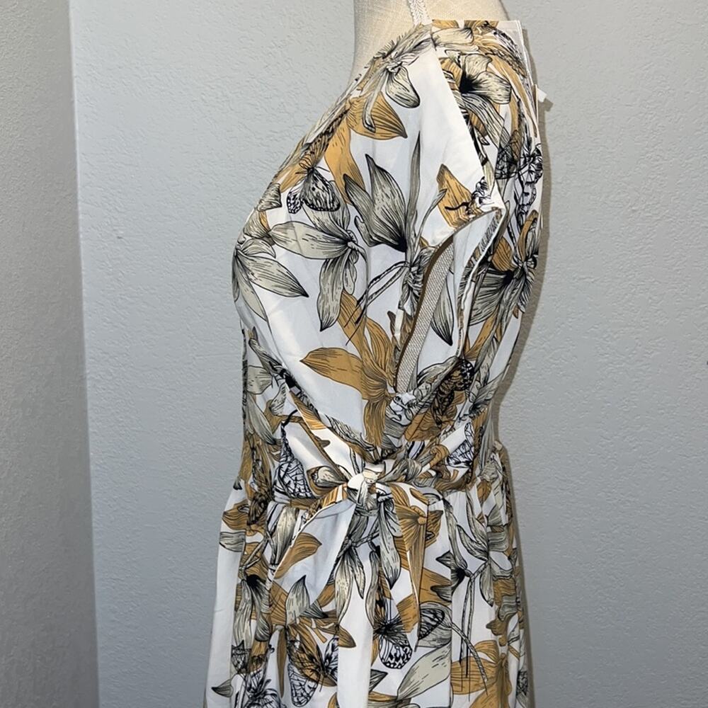 HIKA Floral and Butterflies MIDI Dress - NWT - Size M - Picture 5 of 13